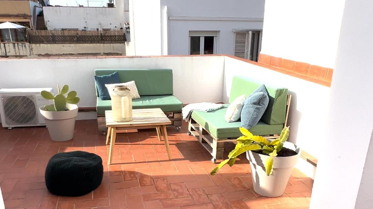 Amazing 2 Bedroom Apartment With Big Sun Terrace Sitges Centre Beach Экстерьер фото